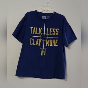WWE Drew Mcintyre Talk Less Clay More Tshirt Size XL